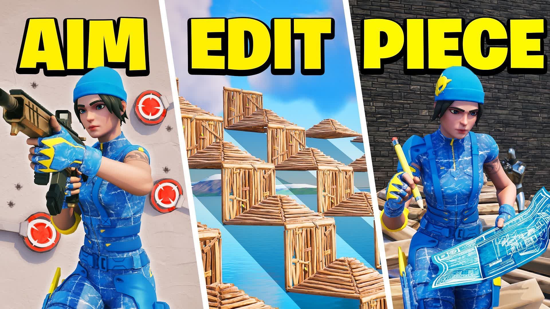 Fortnite Aim, Edit, Piece Control: UEFN map code, how to play, and more