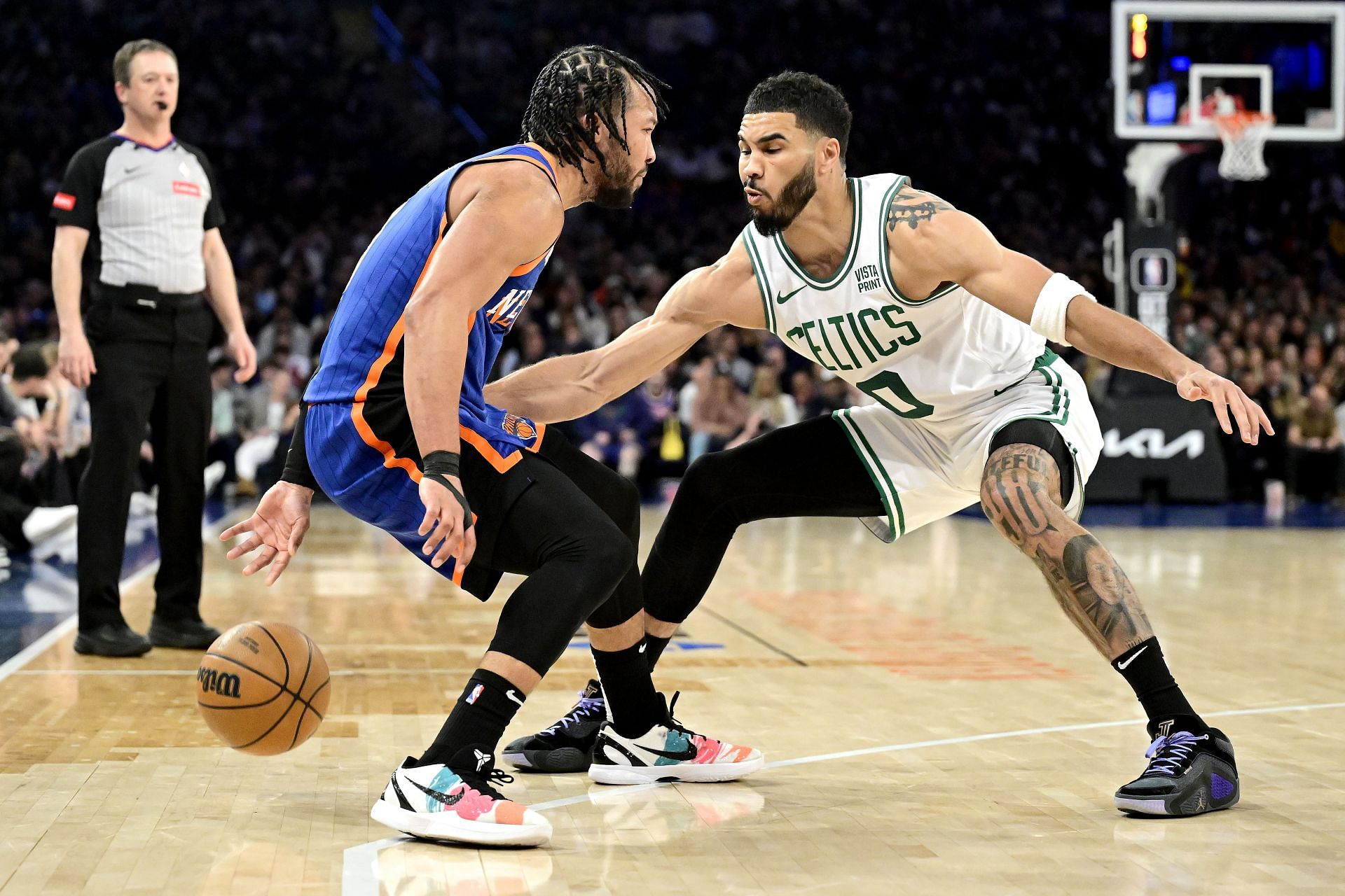 New York Knicks Vs Boston Celtics Starting Lineups And Depth Charts For ...