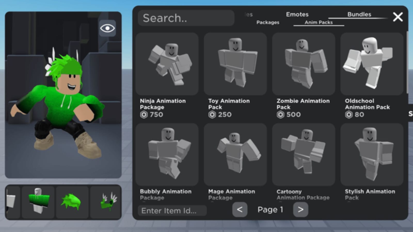 Catalog Avatar Creator Codes