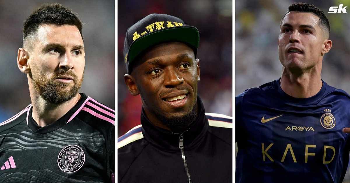 Usain Bolt had to pick between Lionel Messi and Cristiano Ronaldo in the GOAT debate