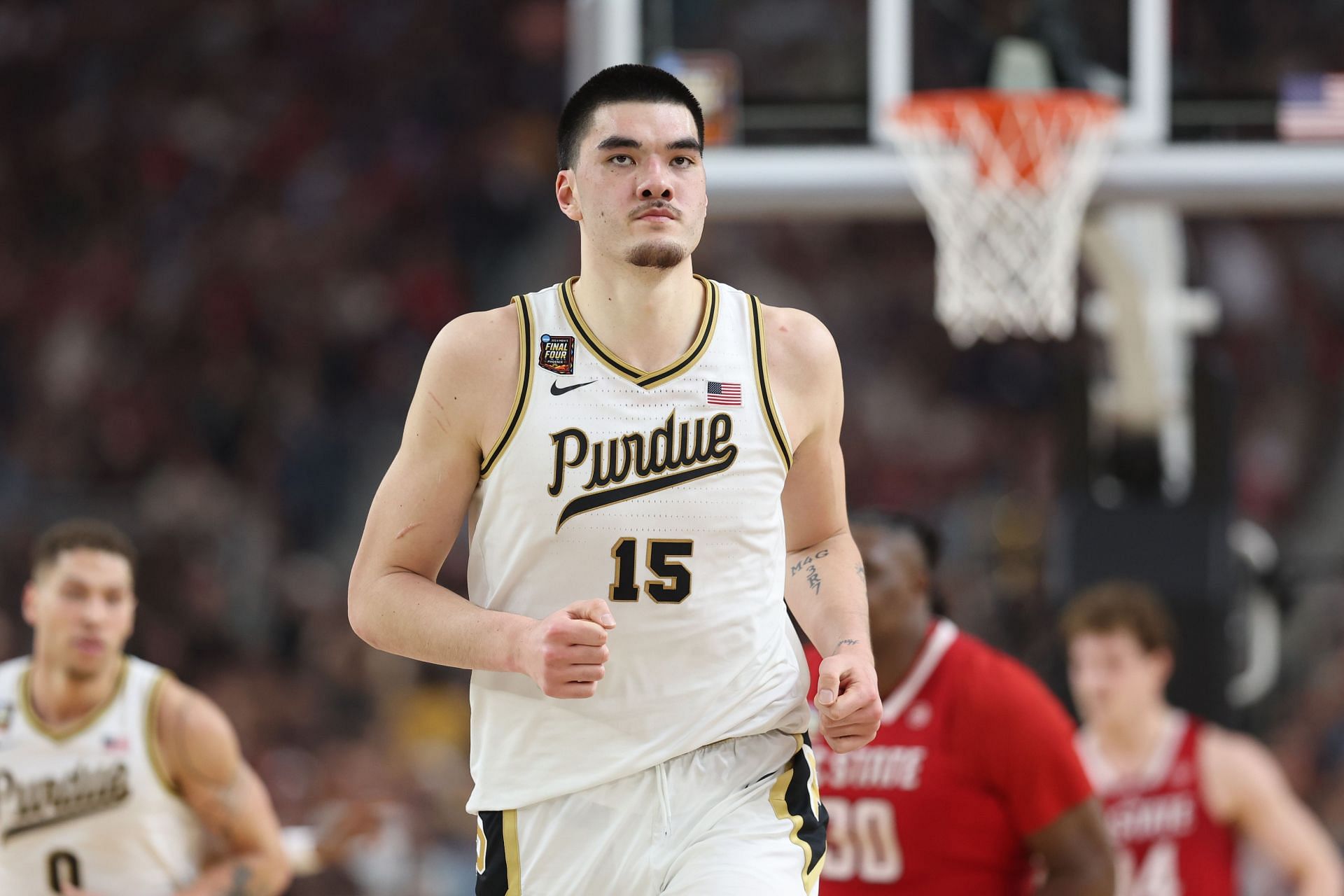 Is Zach Edey playing today vs UConn? Looking at Purdue Center’s