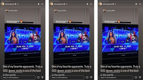 Vega breaks character to praise her former rival on Instagram.