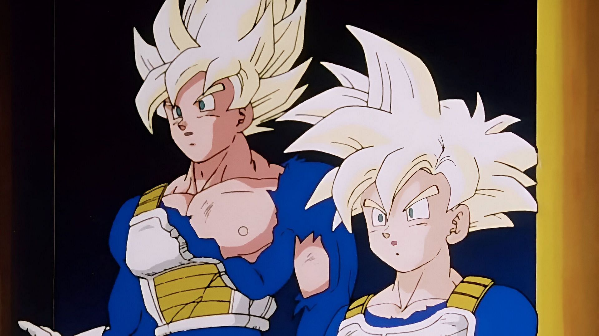 Goku and Gohan as seen in Dragon Ball Z (Image via Toei Animation)