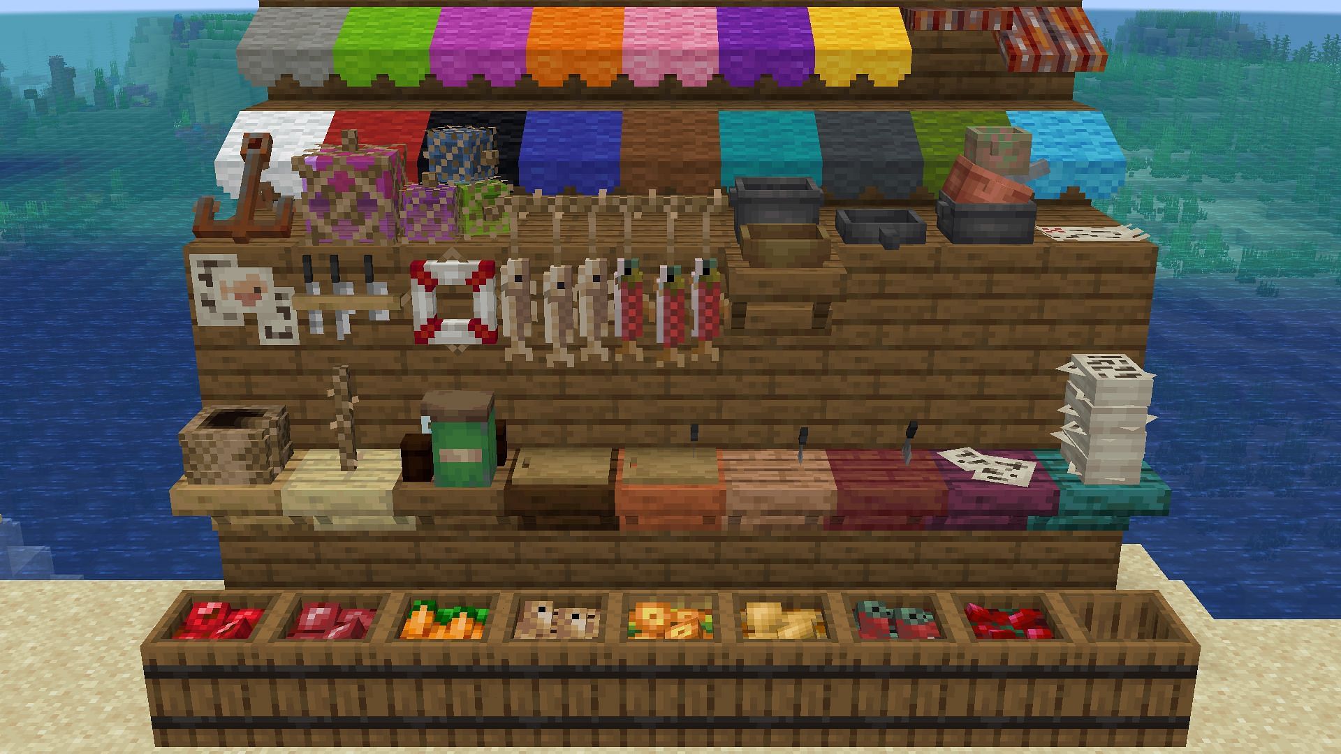 Examples of items in the Dusty Decoration mod (Image via Mojang Studios || Curseforge)