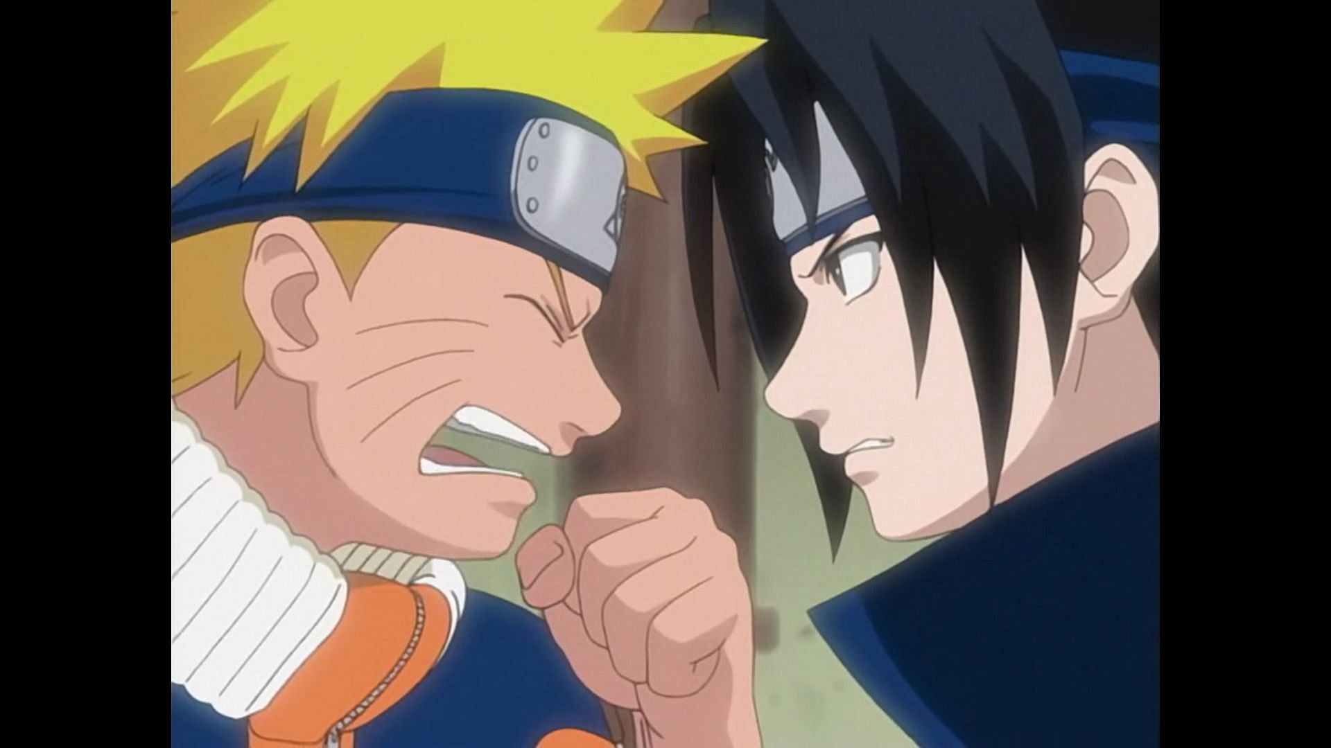 Naruto and Sasuke as seen in episode 77 (Image via Studio Pierrot)