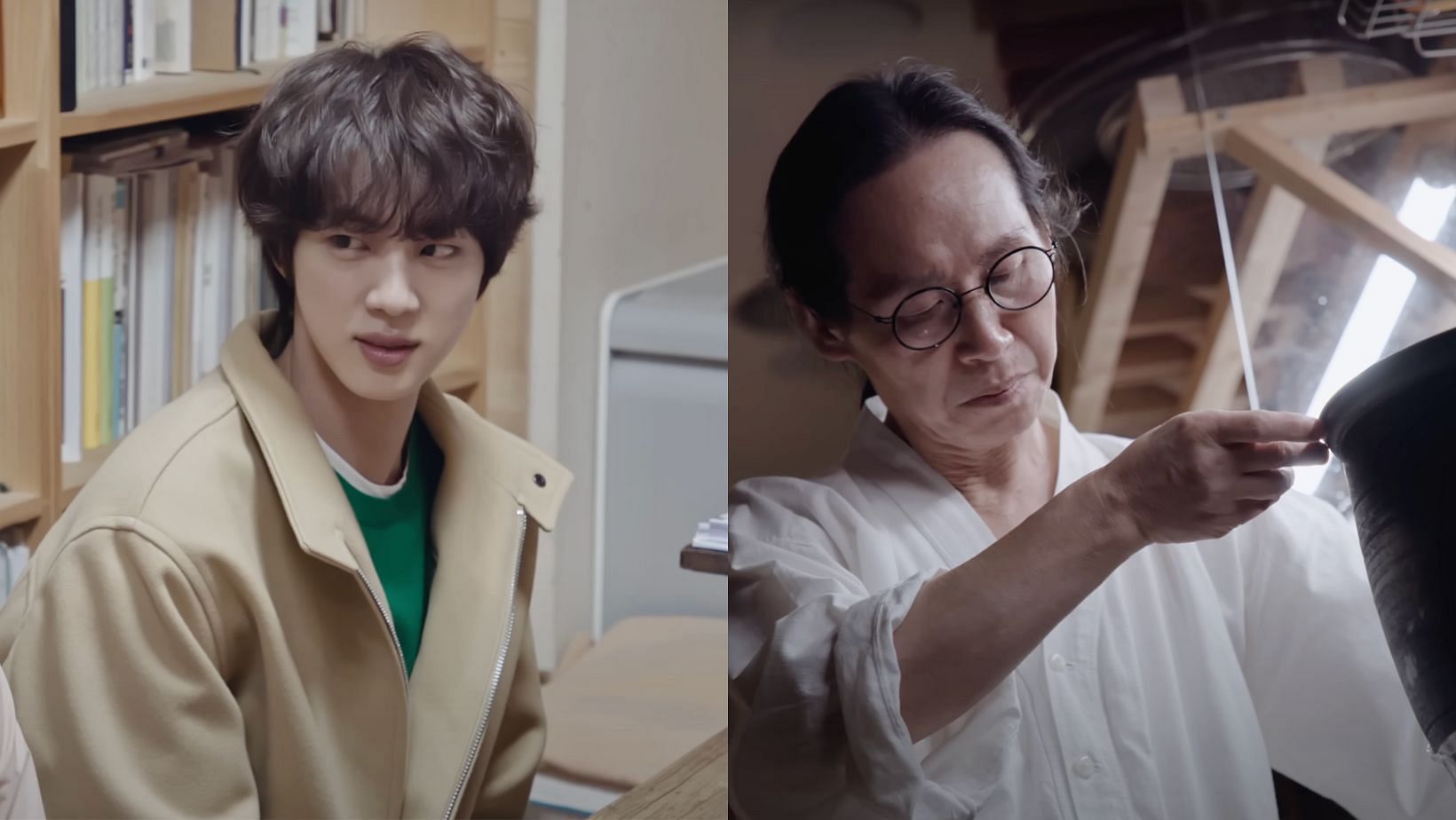 Director Park Rokdam shares a Facebook update on BTS&rsquo; Kim Seokjin and his &lsquo;Honey Jar of Butterfly&rsquo; journey. (Images via YouTube/BANGTANTV)