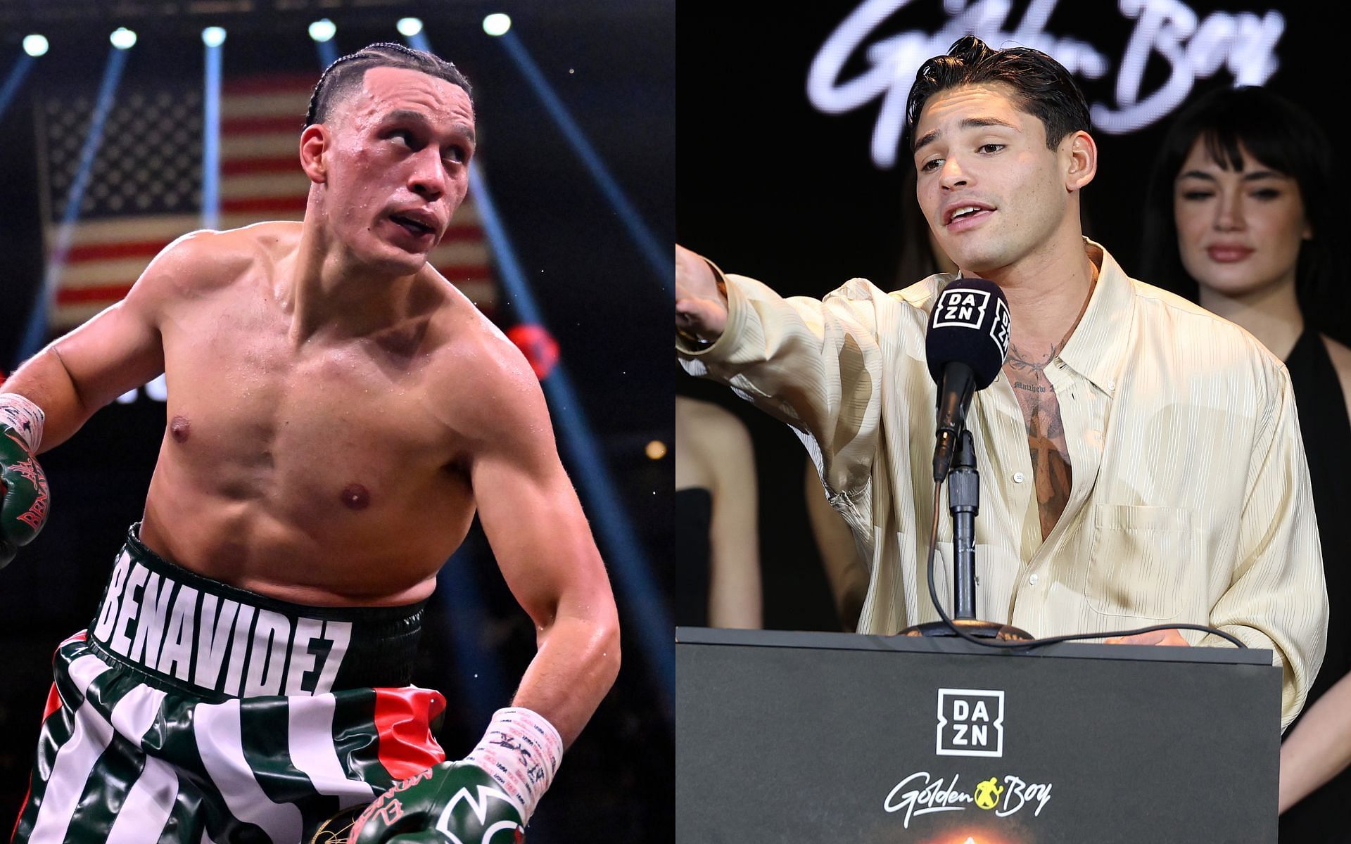 David Benavidez (left) and Ryan Garcia (right) are heralded among the top-tier pugilists in the world [Images courtesy: Getty Images]