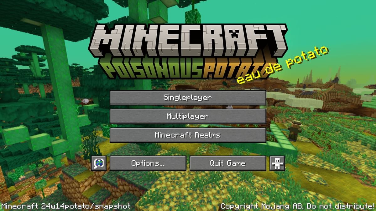 Mojang reveals Minecraft Poisonous Potato update for April Fools 2024