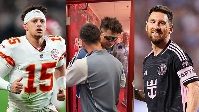 WATCH: Patrick Mahomes links up with Lionel Messi at Arrowhead stadium  ahead of MLS clash