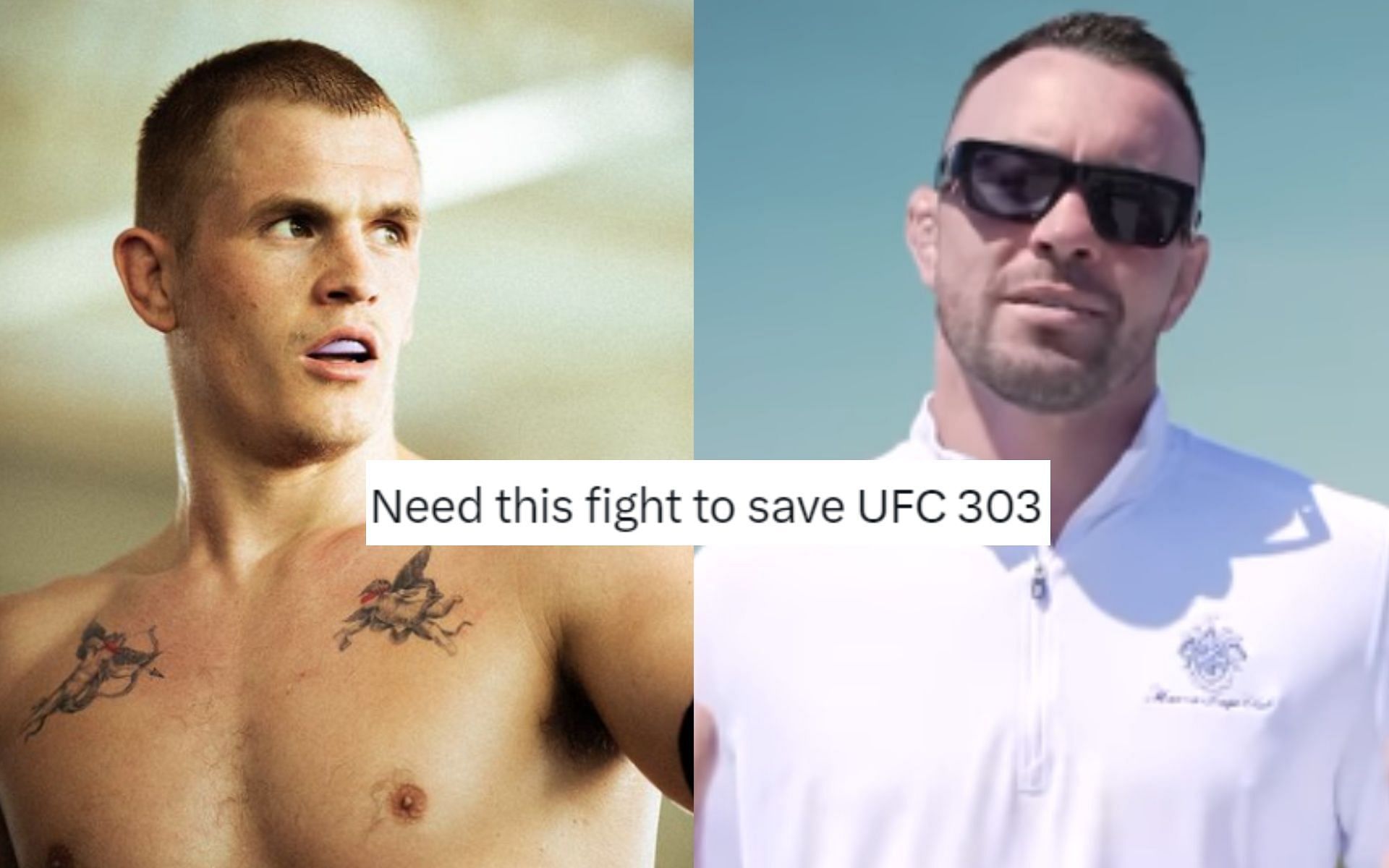 Ian Garry and Colby Covington continue to go back and forth on social media. [Images via @iangarry and @colbycovington on Instagram]