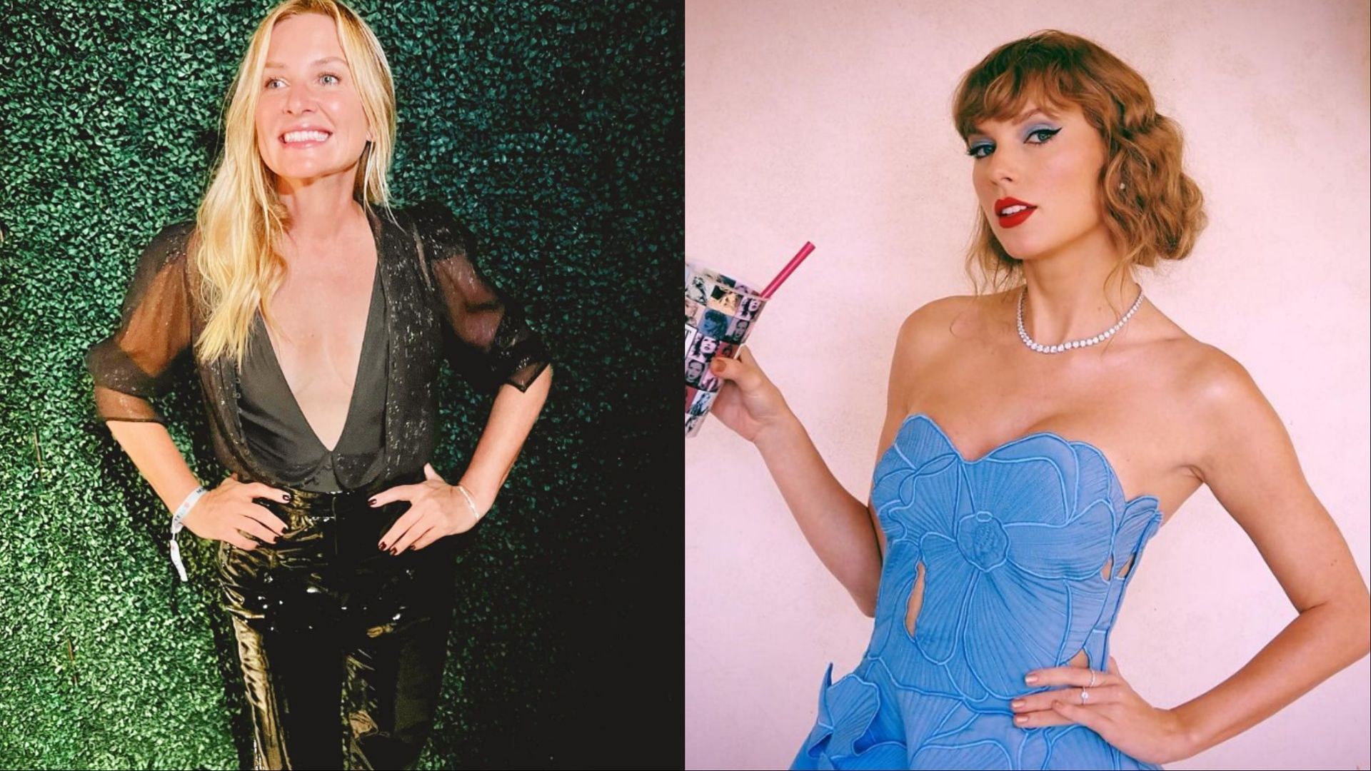 Jessica Capshaw recounts relationship with Taylor Swift on The Drew Barrymore Show (Image via jessicacapshaw and taylorswift/Instagram)