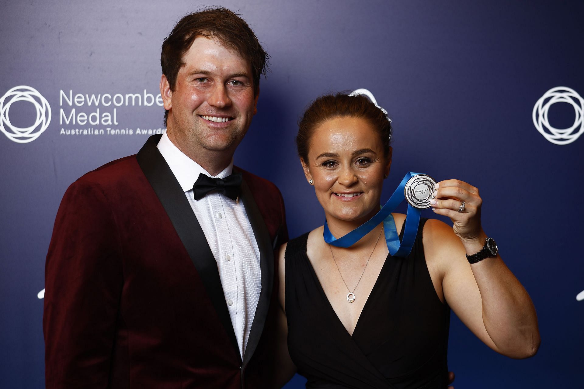 Ashleigh Barty and Garry Kissick