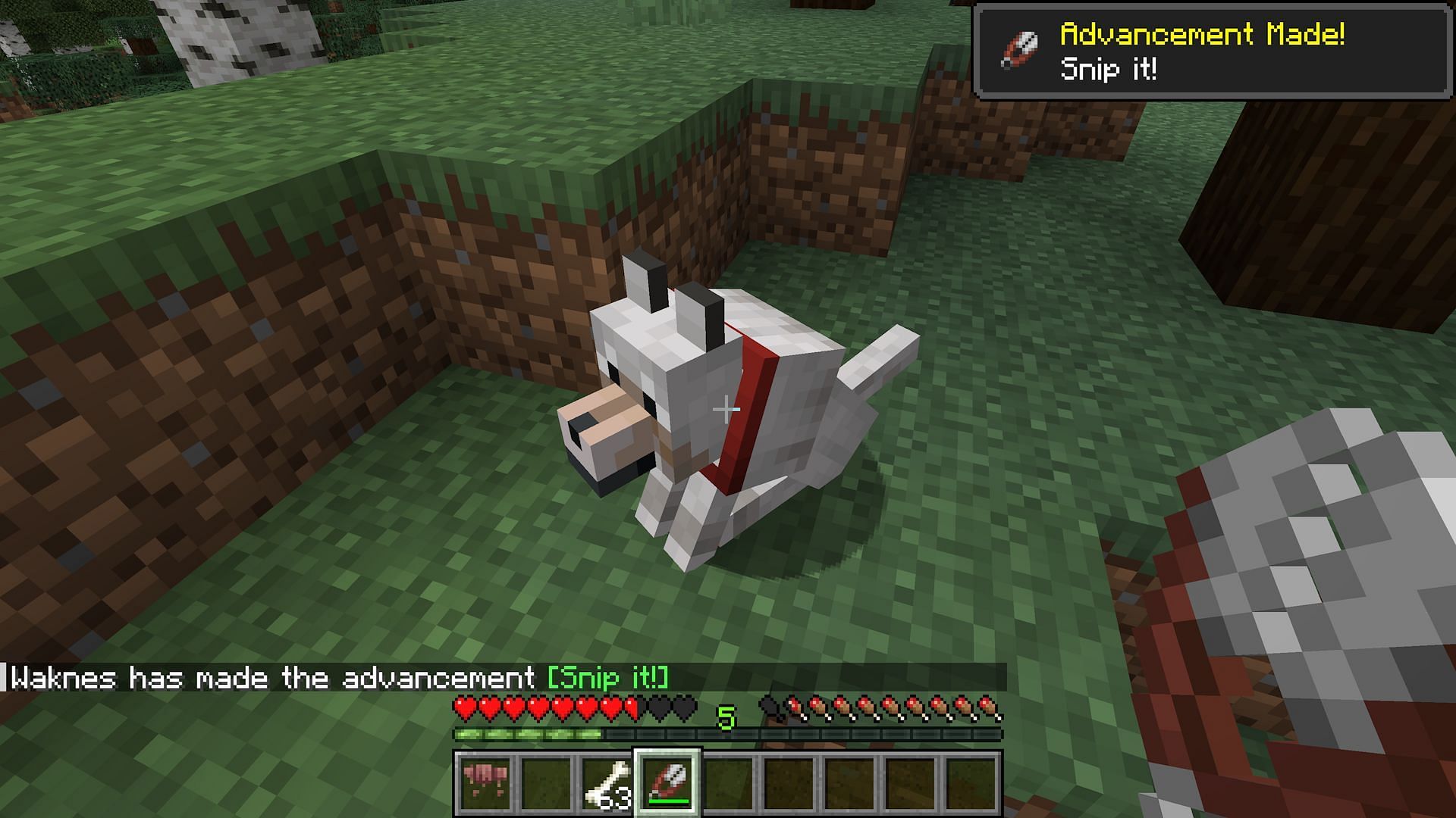 Actually getting the advancement is quite simple, compared to the rest of the steps (Image via Mojang)