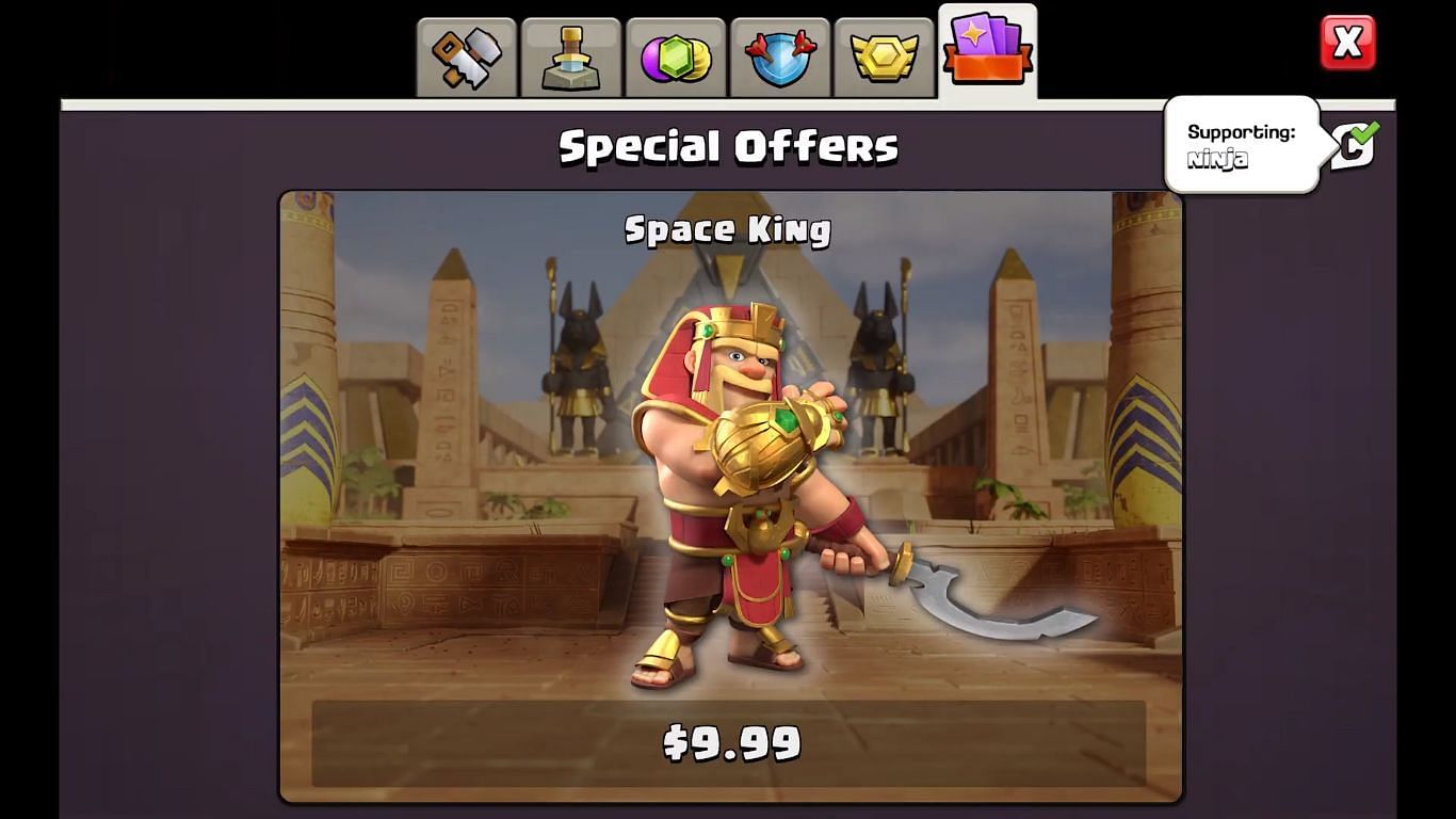 Cost of the required skin (Image via Supercell)