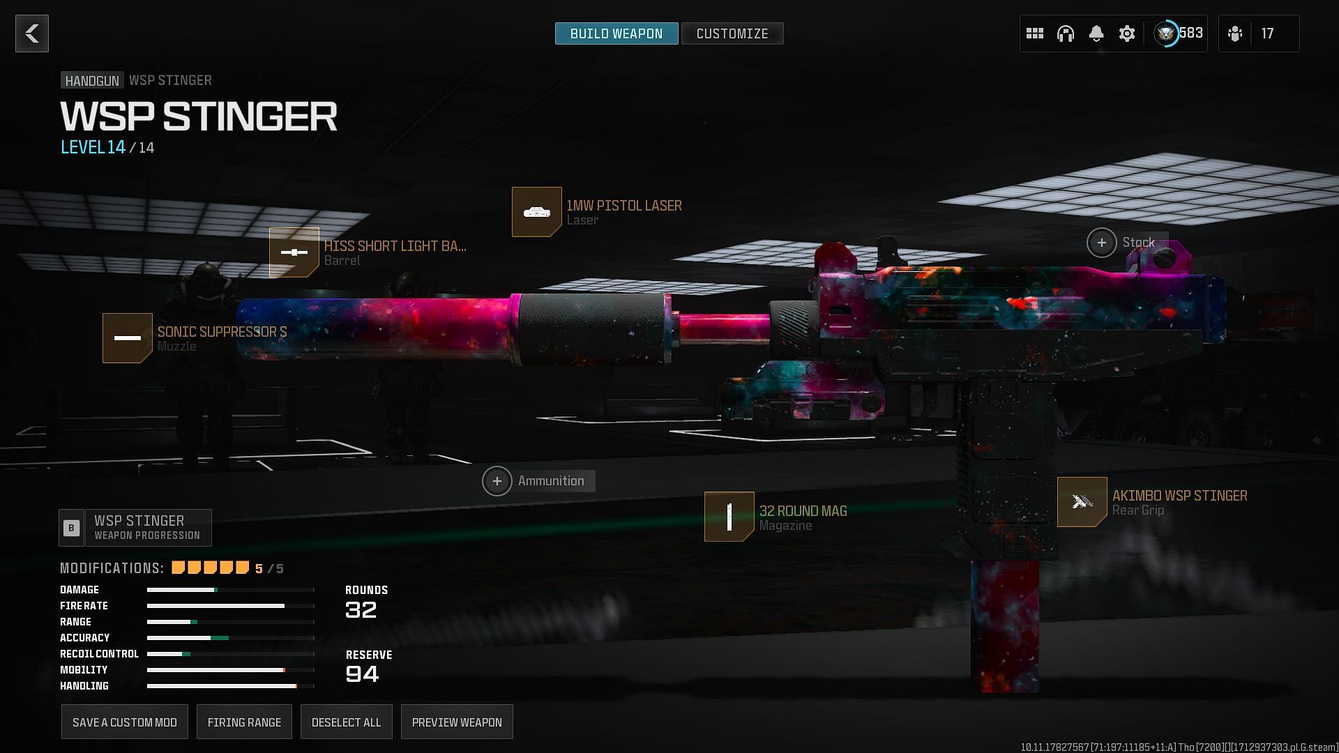 Fastest TTK Akimbo WSP Stinger loadout in Warzone (Image via Activision)