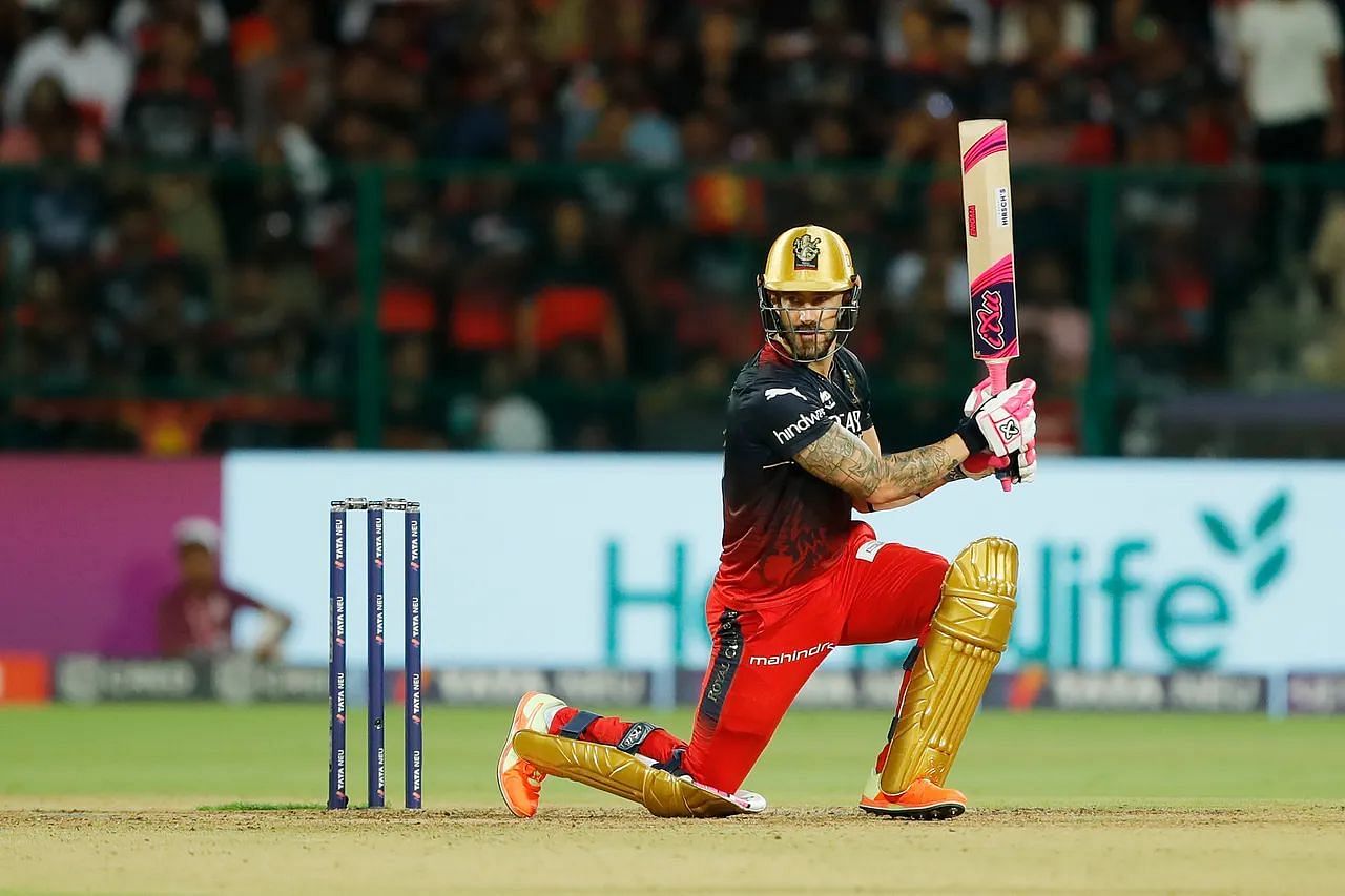 Faf du Plessis led the Royal Challengers Bengaluru from the front (Image: IPLT20.com)