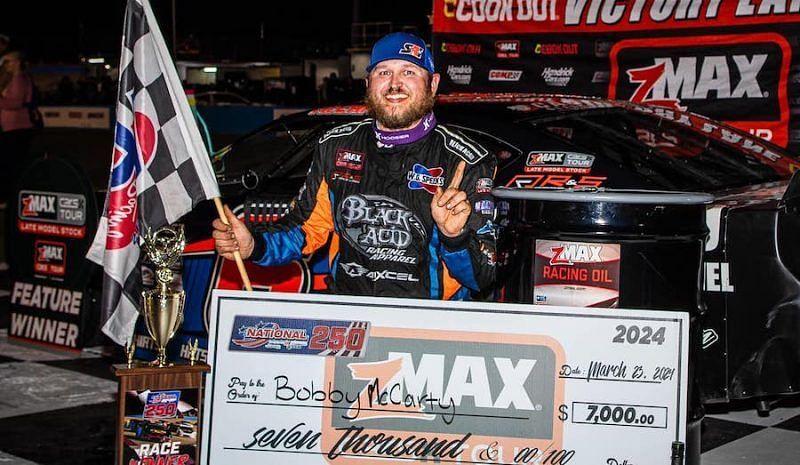 NASCAR Bobby McCarty wins at New River All-American Speedway