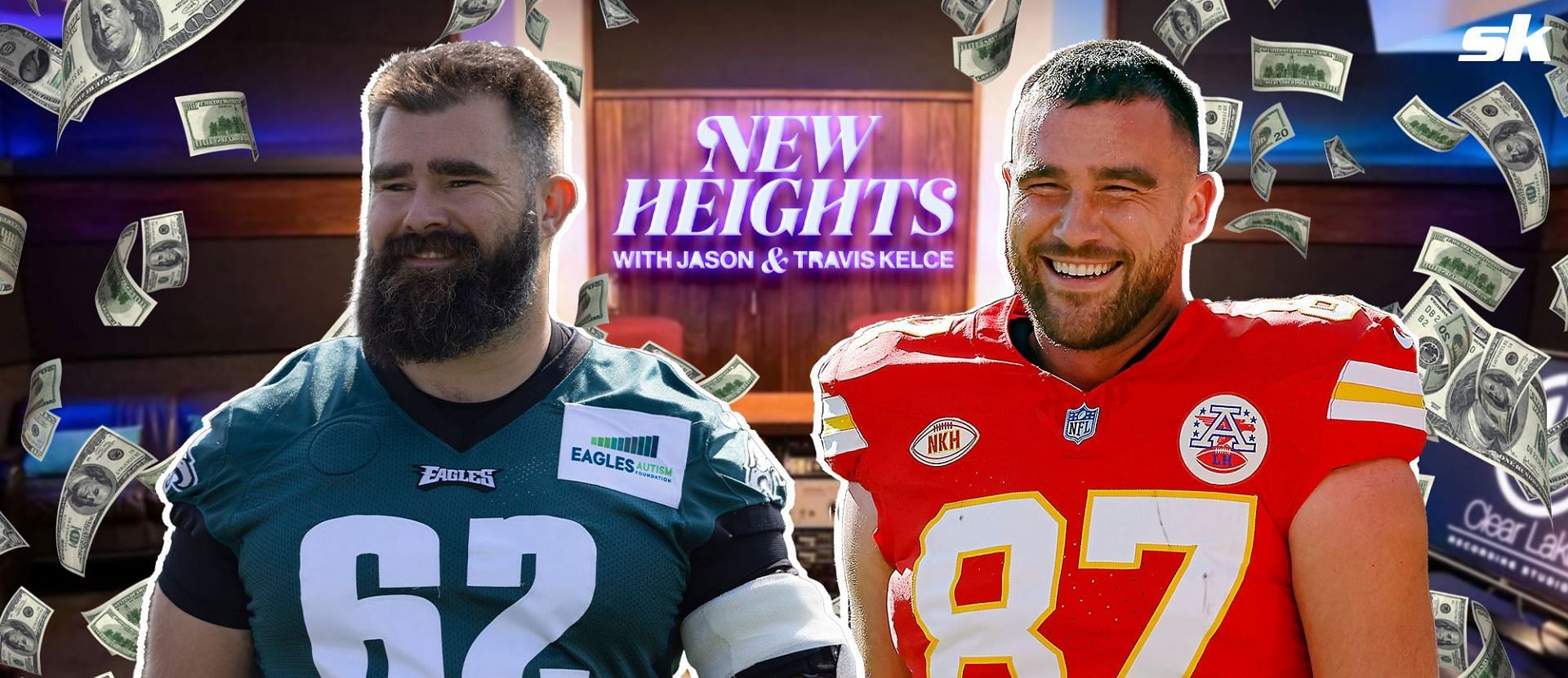 Jason and Travis Kelce set to become rich from their podcast New Heights