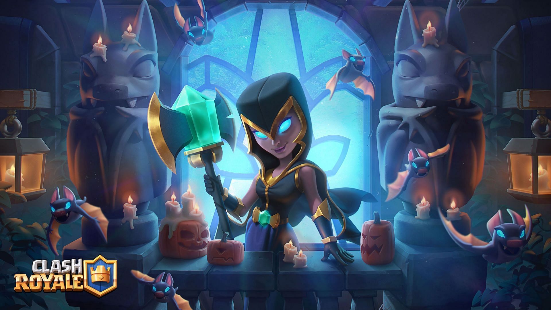Night Witch in Clash Royale (Image via Supercell)