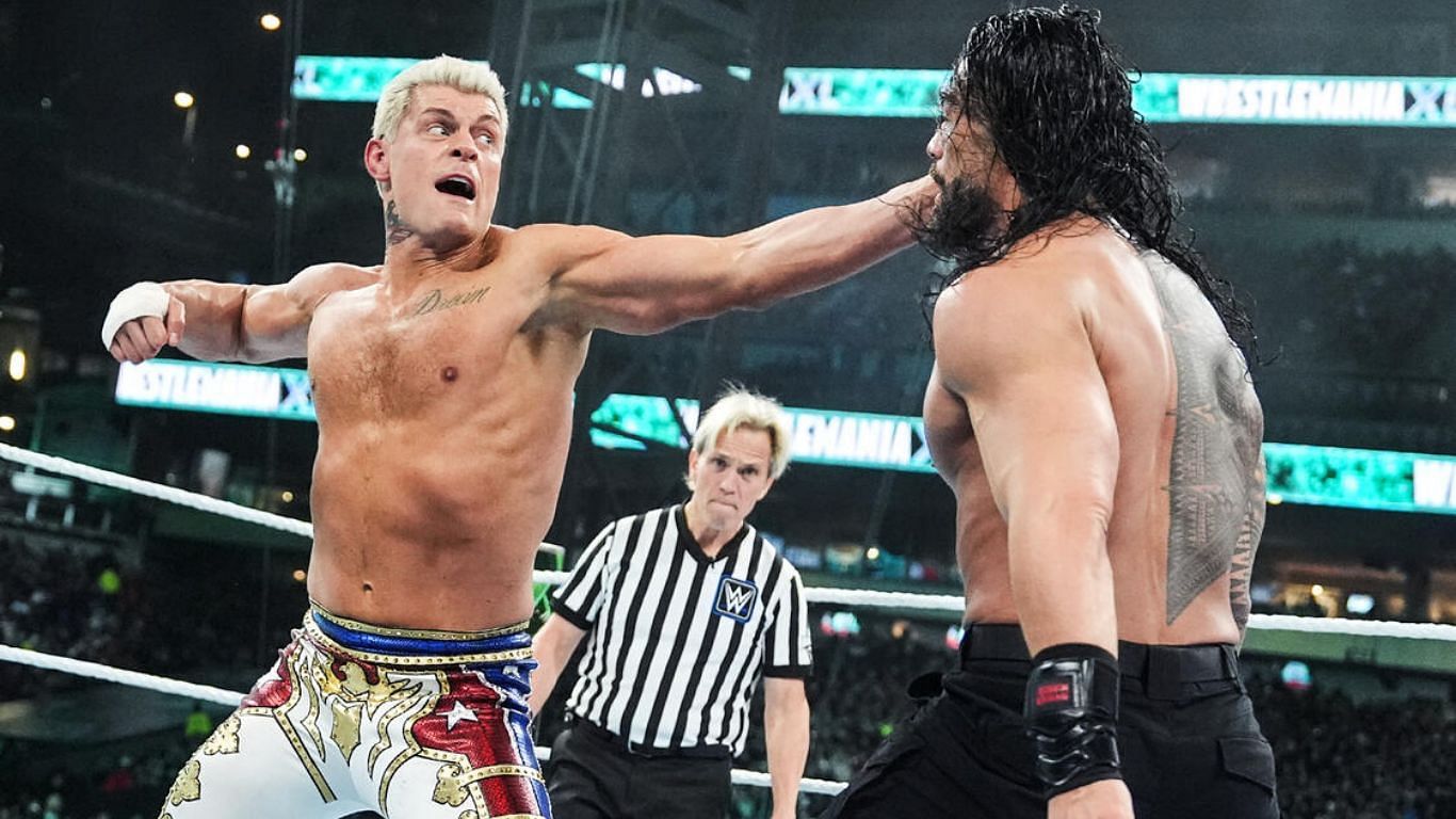 Cody Rhodes defeated Roman Reigns to win the WWE title at WrestleMania XL