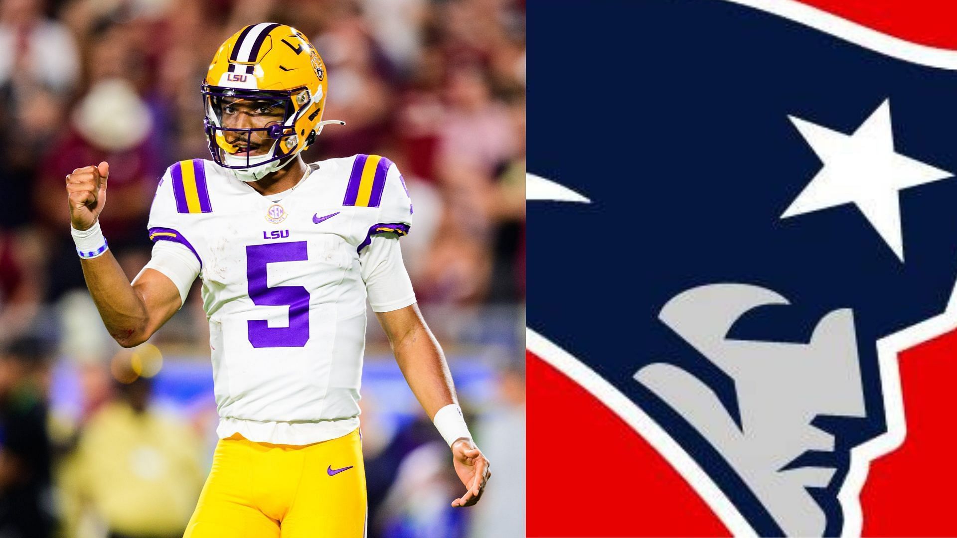 Could Jayden Daniels be on his way to the New England Patriots? 
