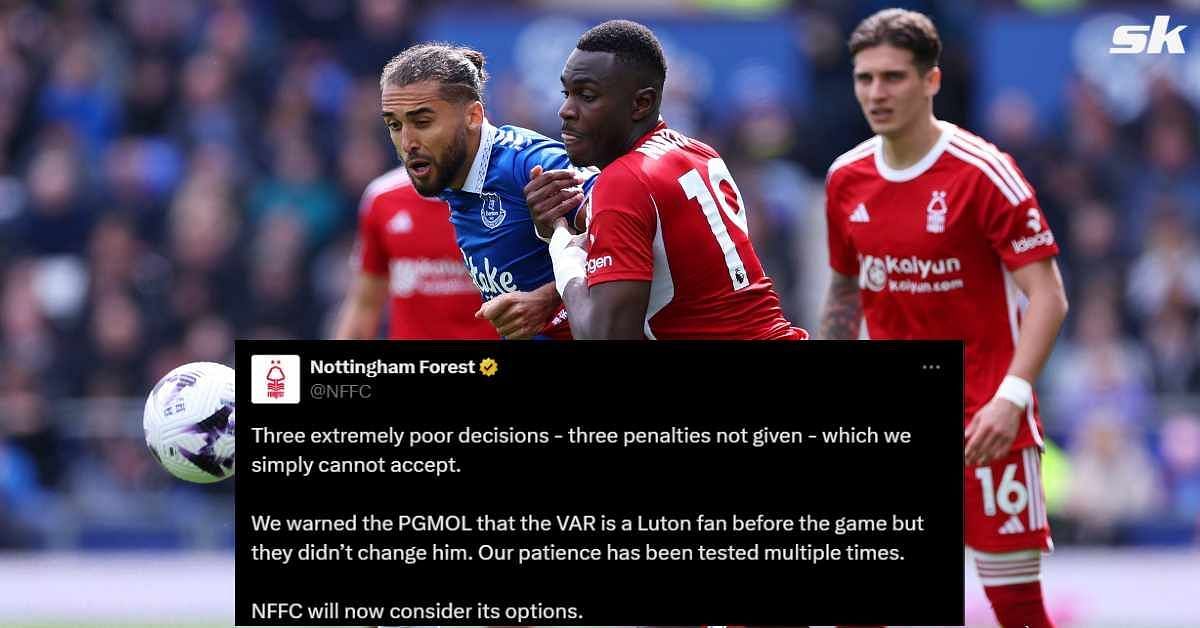 Fans slammed Nottingham Forest for scathing statement after Everton loss