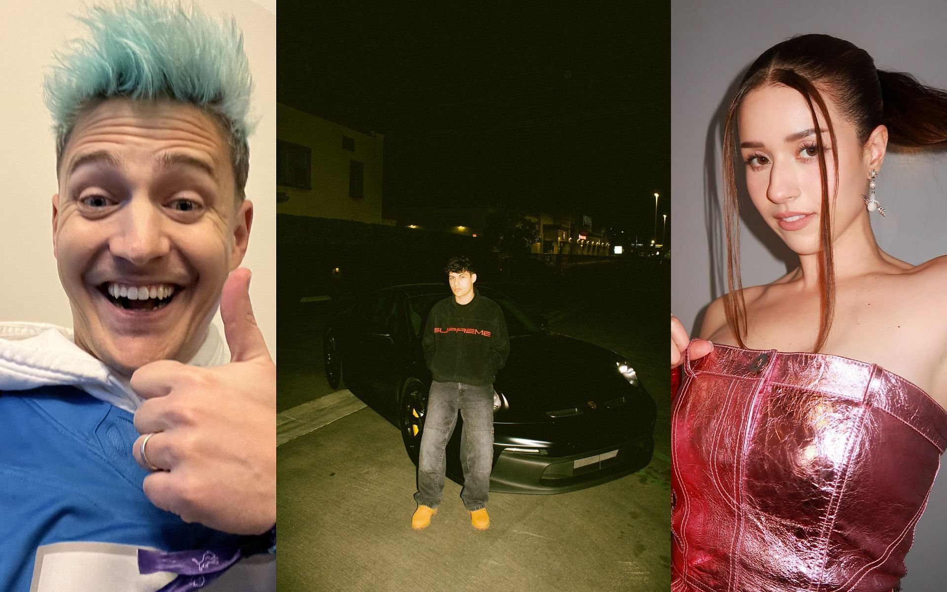 Stable Ronaldo calls Pokimane &quot;entitled,&quot; fires shots at Ninja (Image via @Ninja, @StableRonaldo, @pokimanelol/X)