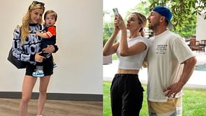 PHOTO: Alex Bregman's wife Reagan Elizabeth shares heartwarming snap of son Knox playing in the pool