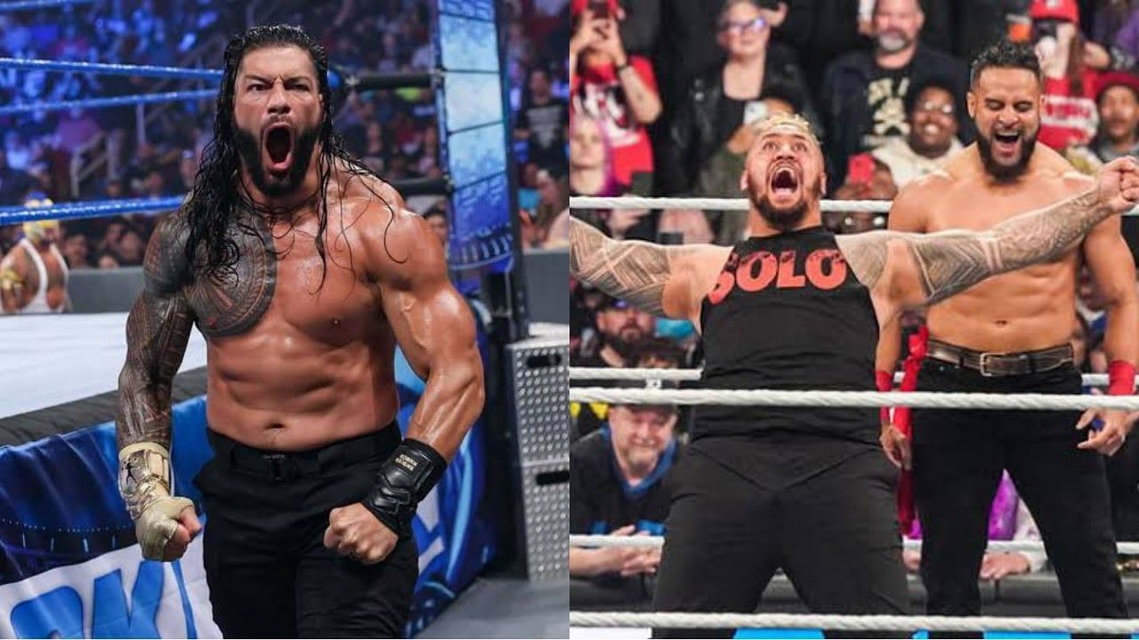 WWE सुपरस्टार्स रोमन रेंस, सोलो सिकोआ और टामा टोंगा 