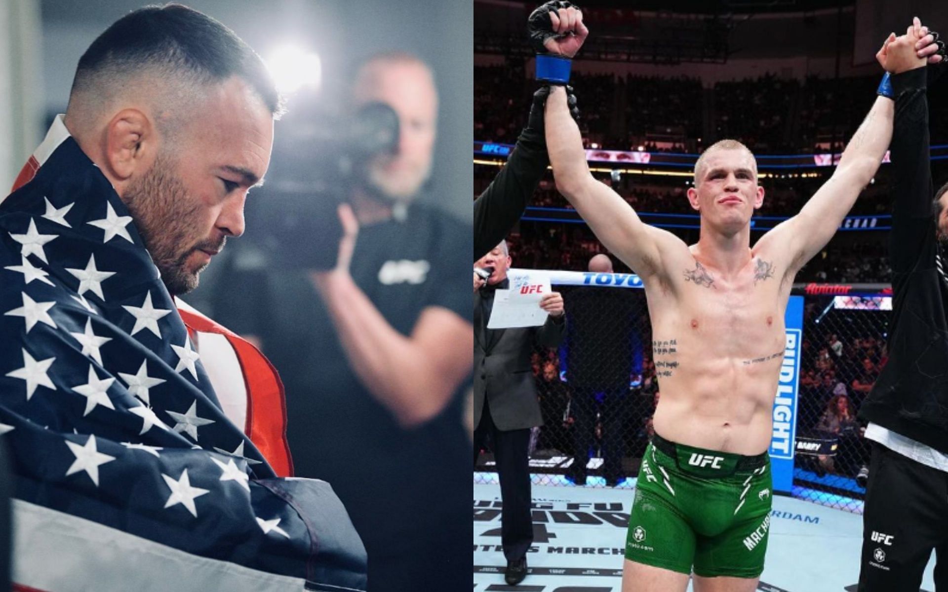 Ian Garry (R) has allegedly signed a deal to fight Colby Covington (L) [Images via @iangarry and @colbycovington on Instagram]