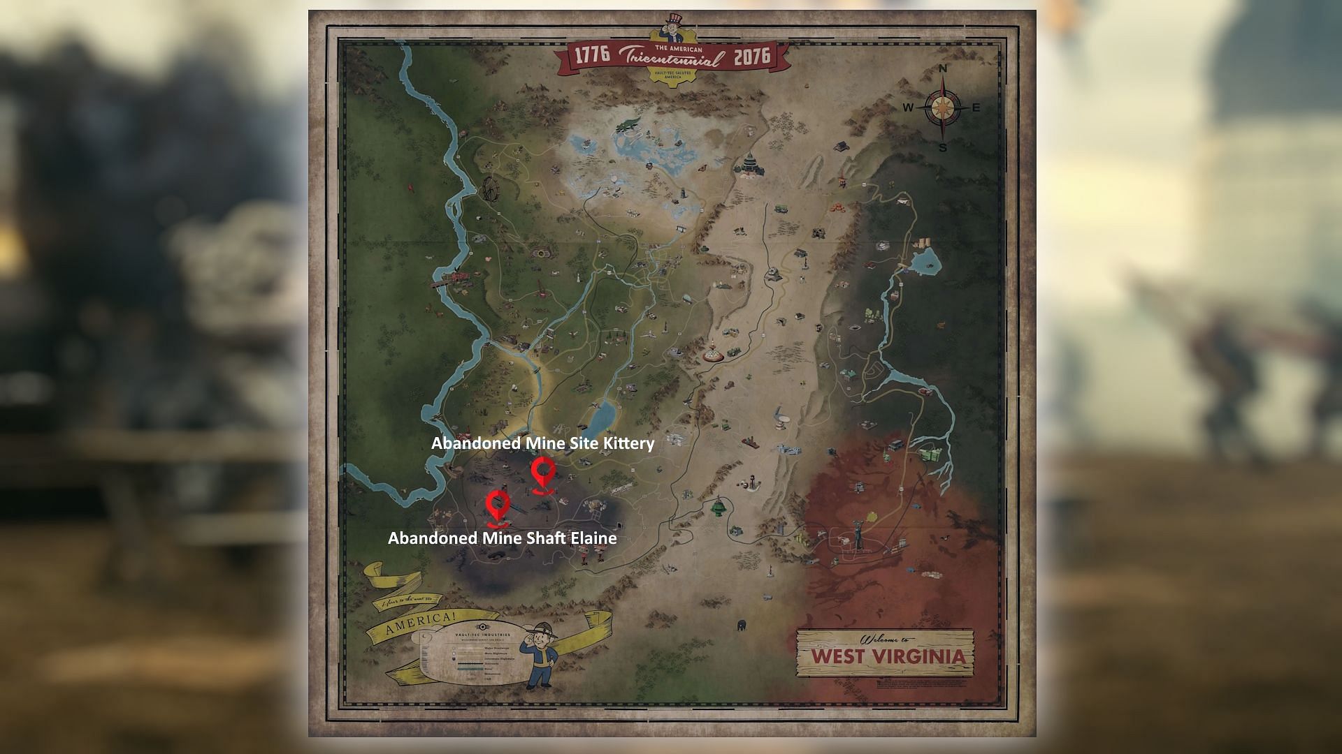 The Claim Token Exchange Terminal locations (Image via Bethesda Game Studios)