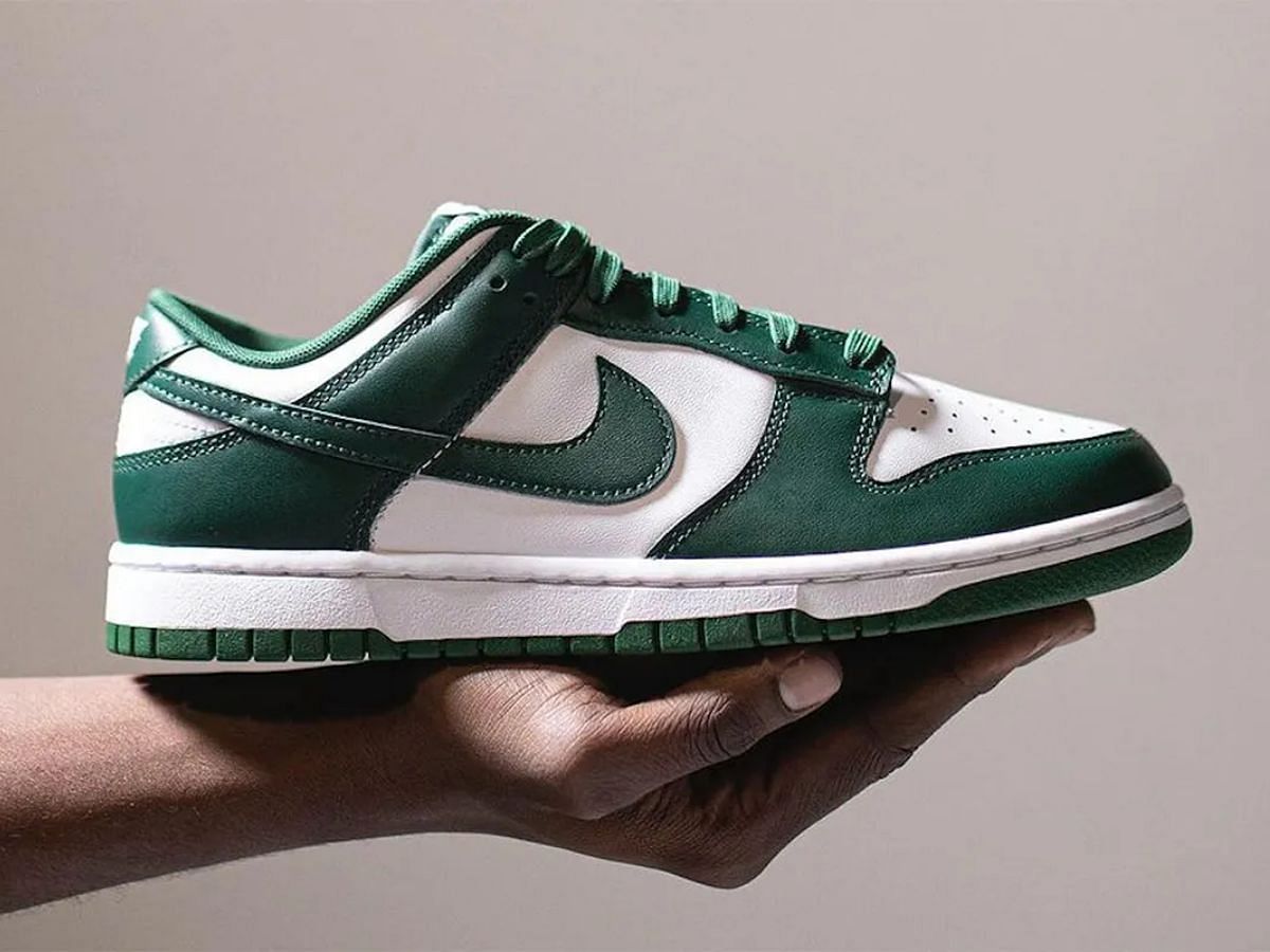 Dunk Low &ldquo;Team Green&rdquo; from Nike restock (Image via Nike)