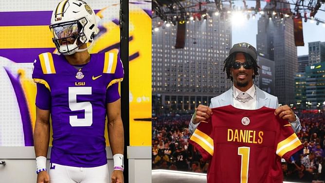 “Just turn on the tape”: Heisman winner Jayden Daniels on "taking soul out of defense" with his 2023 Florida game reference at Commanders presser