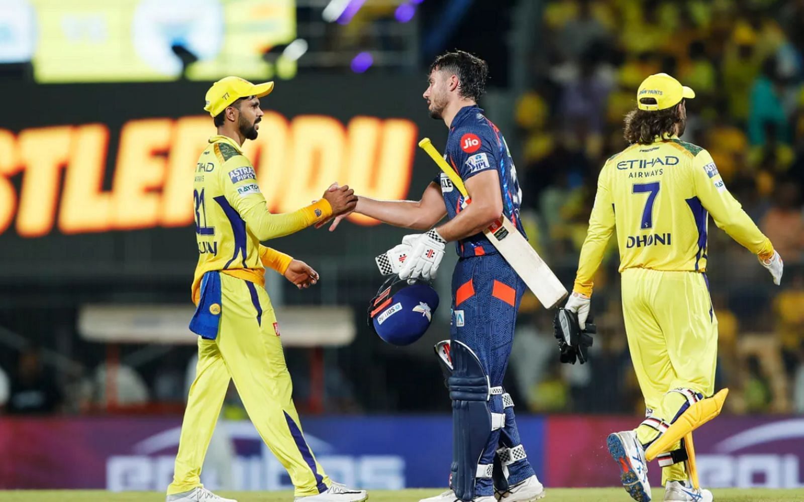 LSG chased down the total of 211 against CSK on Tuesday (Image:BCCI/IPL)