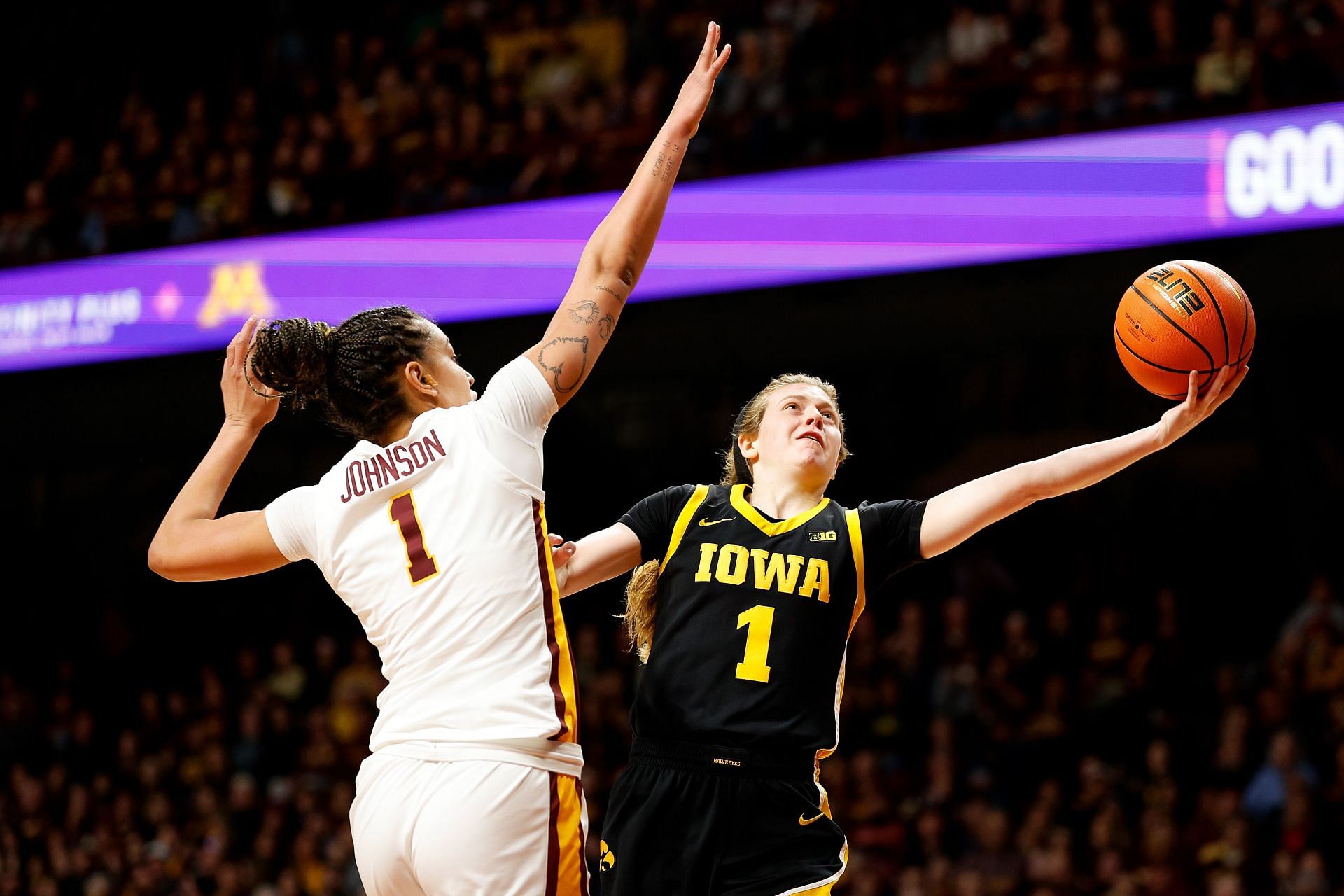Molly Davis was injured late in the season, but had a great prior run at Central Michigan and shot the ball very well for the Hawkeyes.