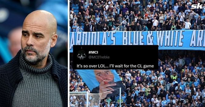 "It's so over", "What's going on" - Fans react as Manchester City duo left out of starting XI to face Aston Villa