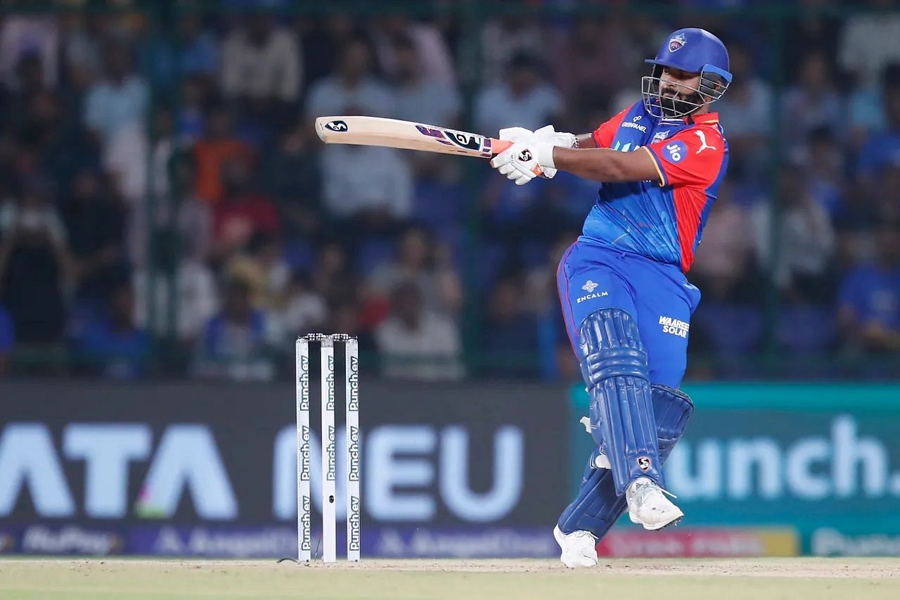 Rishabh Pant walked out to bat after the 15th over in the Delhi Capitals