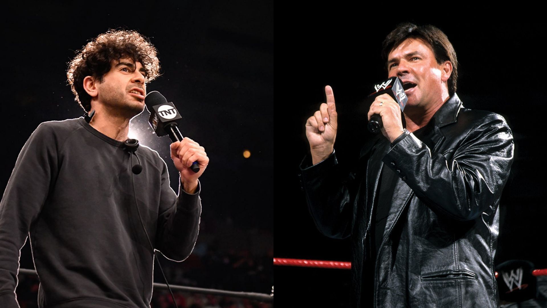 Tony Khan and Eirc Bischoff recently got into an online dispute [Photo courtesy of AEW