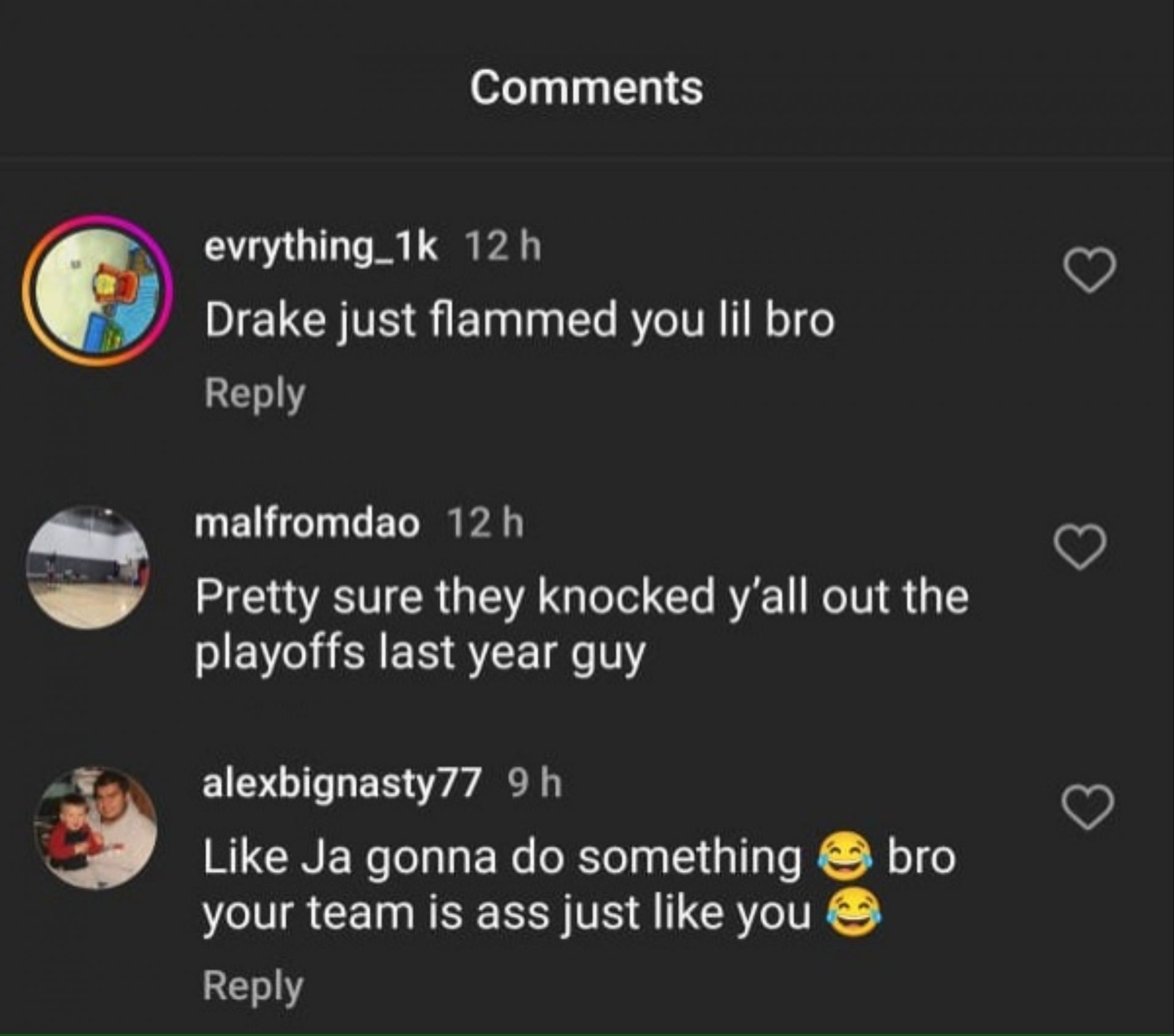 NBA fans comment on Ja Morant&#039;s trash talk.