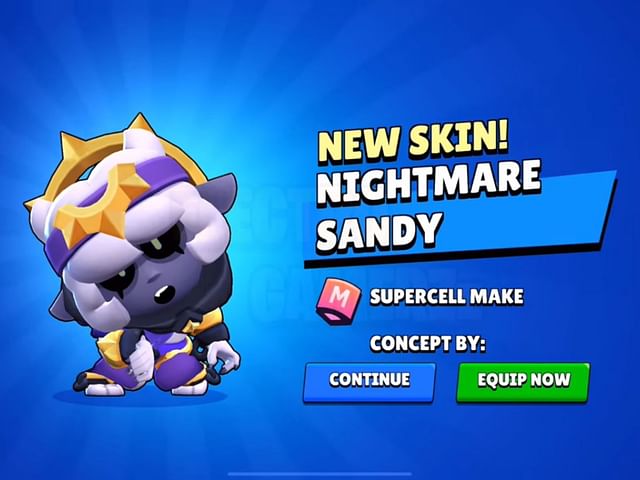 Brawl Stars Nightmare Sandy Skin: Cost, design, and more