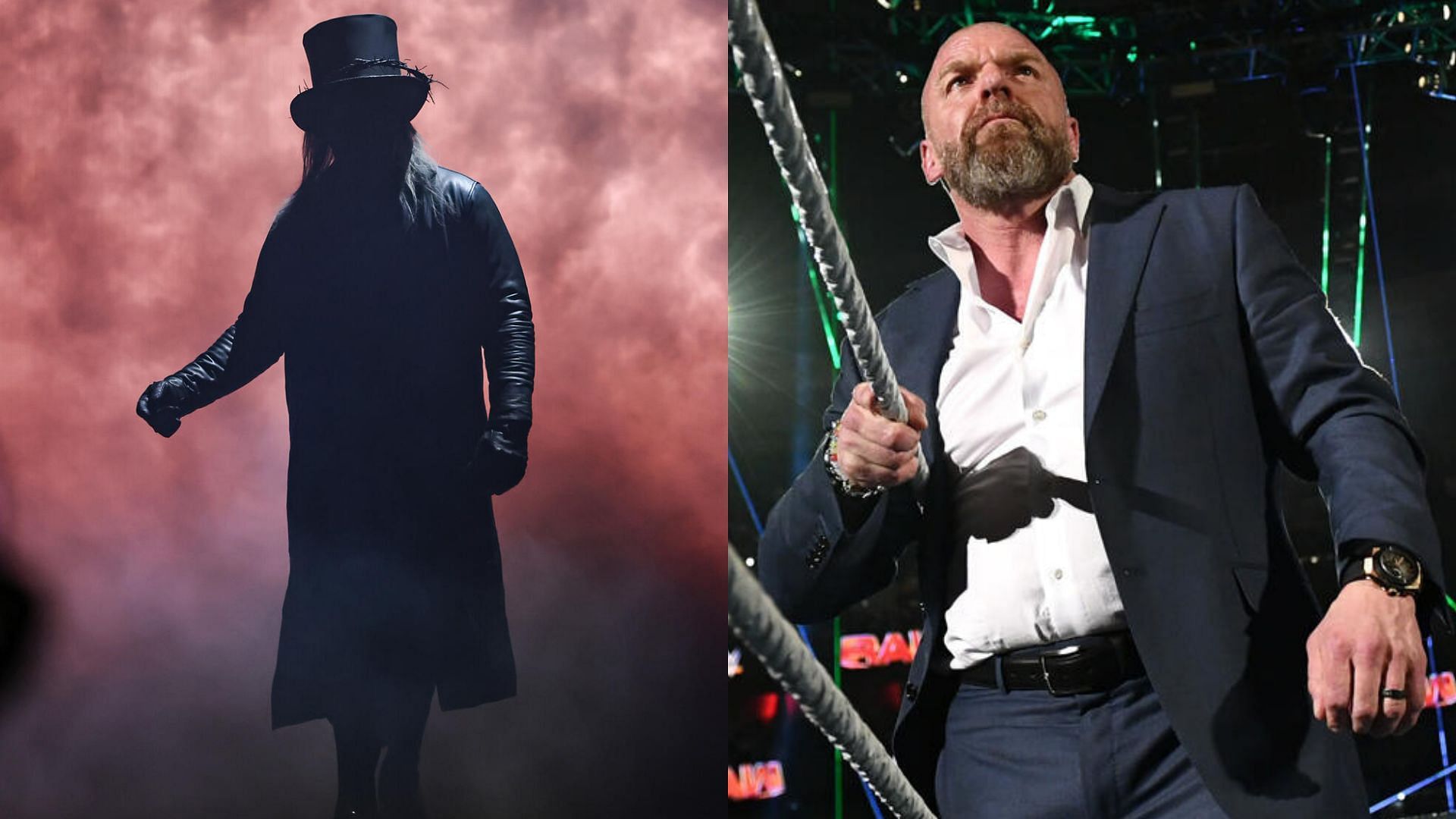 Uncle Howdy and WWE CCO Triple H.