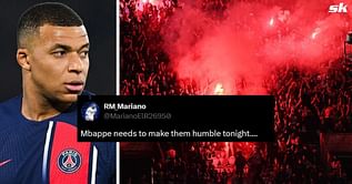 "Needs to make them humble tonight", "Madrid legacy starts here" - Fans react as Kylian Mbappe starts for PSG in clash against Barcelona