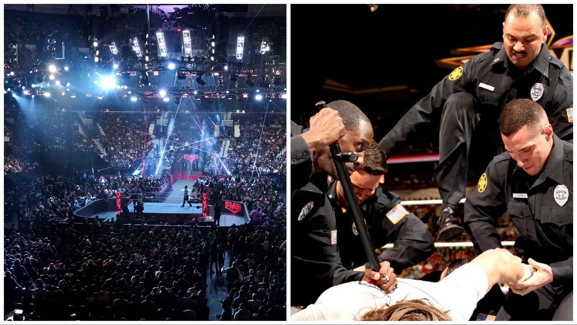 WWE Universe packs arena for RAW, Police arrest Daniel Bryan on RAW