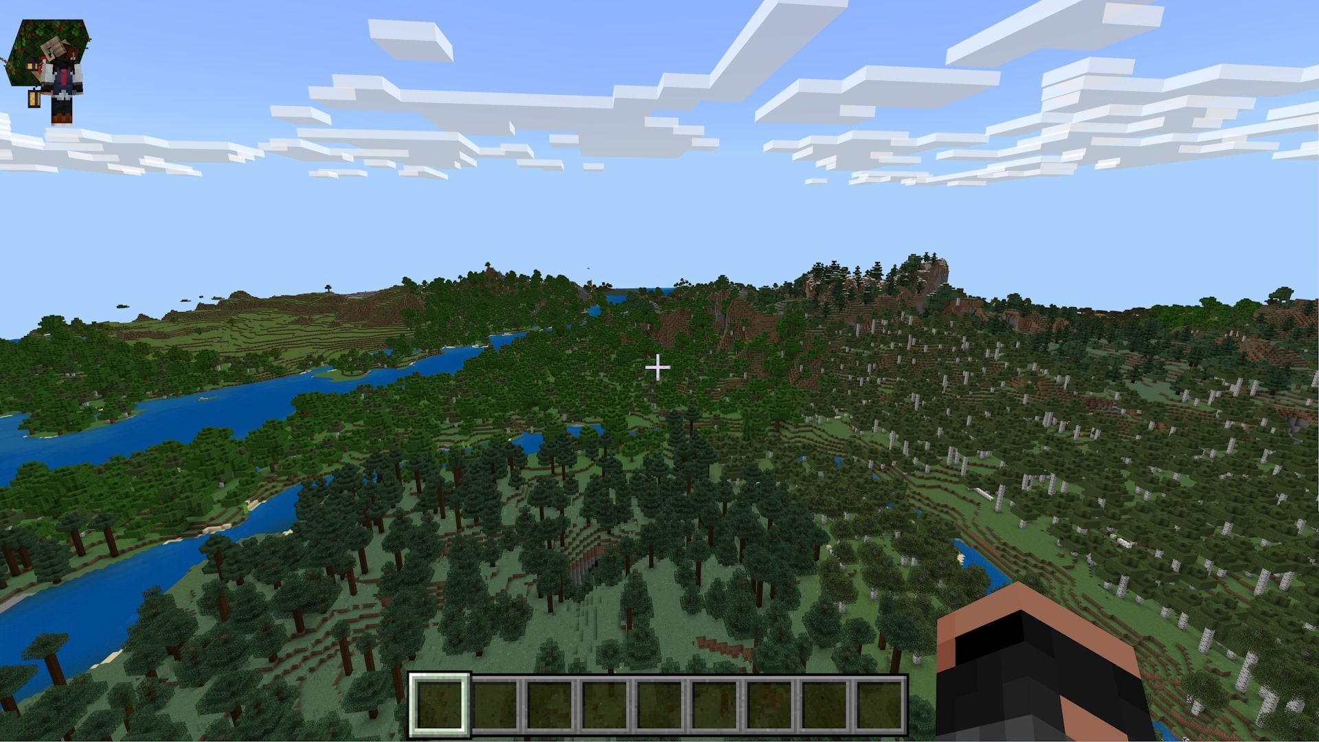 Worlds also load faster at higher render distances (Image via Mojang)