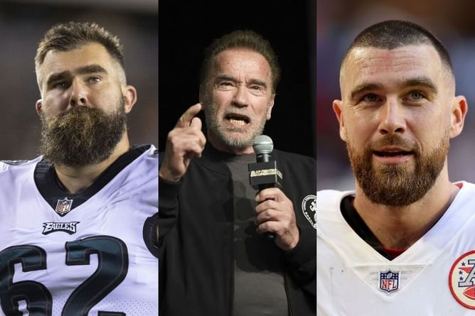 Arnold Schwarzenegger makes lighthearted claim about Kelce brothers traveling to Hollywood for movie roles: "I know how it works"
