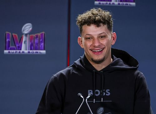 Patrick Mahomes at Super Bowl LVIII: Winning Head Coach and MVP Press Conference