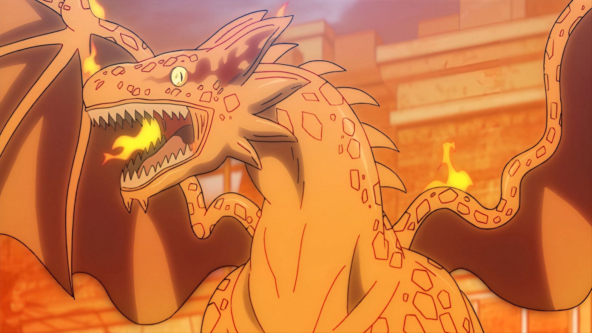 Salamander as seen in the anime (Image via Studio Pierrot)