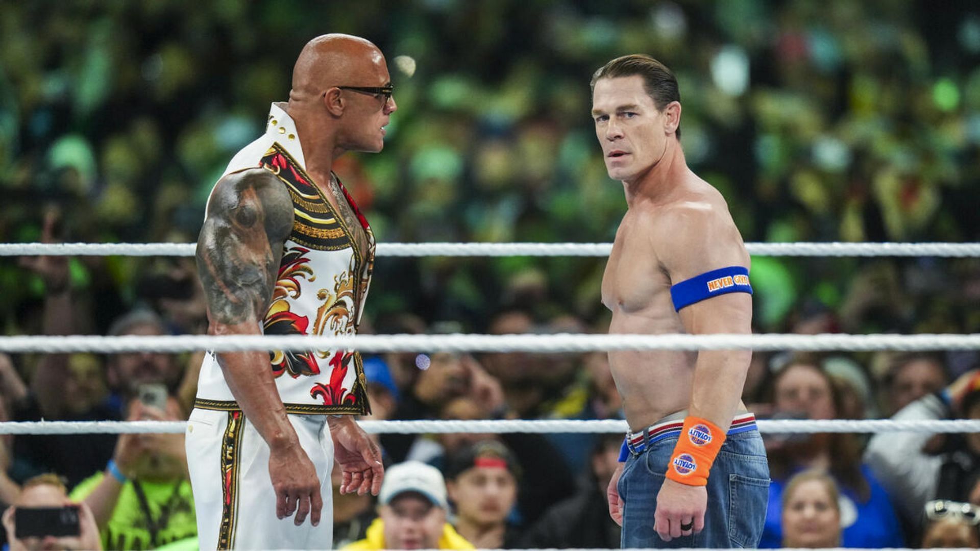 John Cena met a ghost from his past at WrestleMania XL (Credit: WWE)