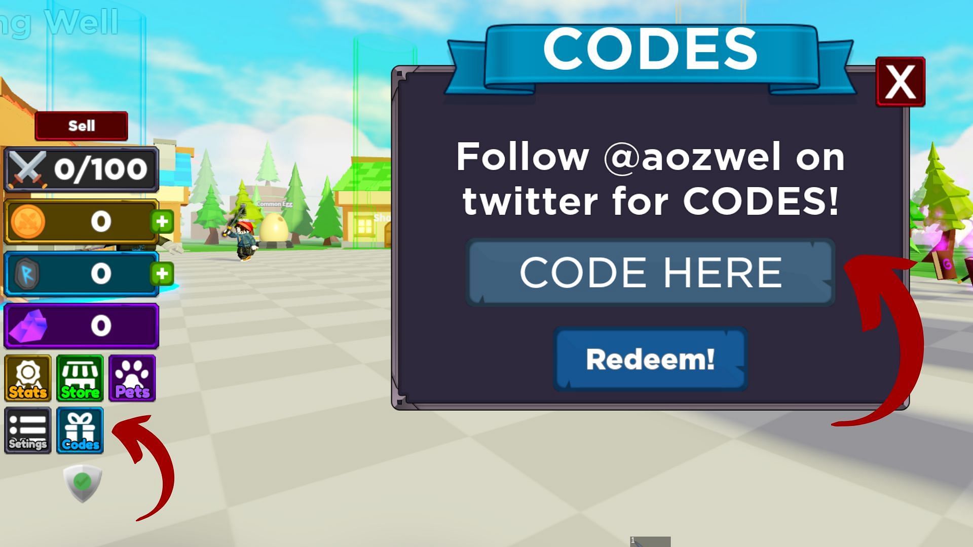 Redeem codes for Boss Fighting Simulator (Image viaa Roblox || Sportskeeda)