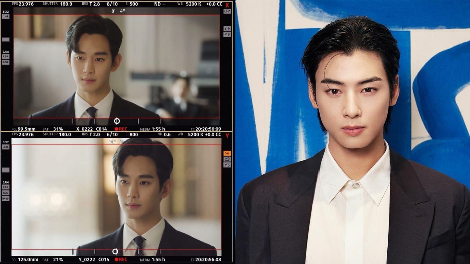 Kim Soo-hyun, Cha Eun-woo, and others top the April Drama Actor Brand Reputation (Image via soohyunkim/Instagram and eunwo.o_c/Instagram)